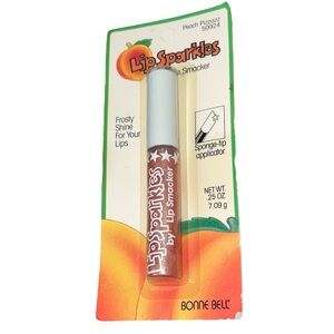 VTG Y2k Bonne Bell Lip Smacker Sparkler Peach Pizzazz Sponge on Lip Gloss